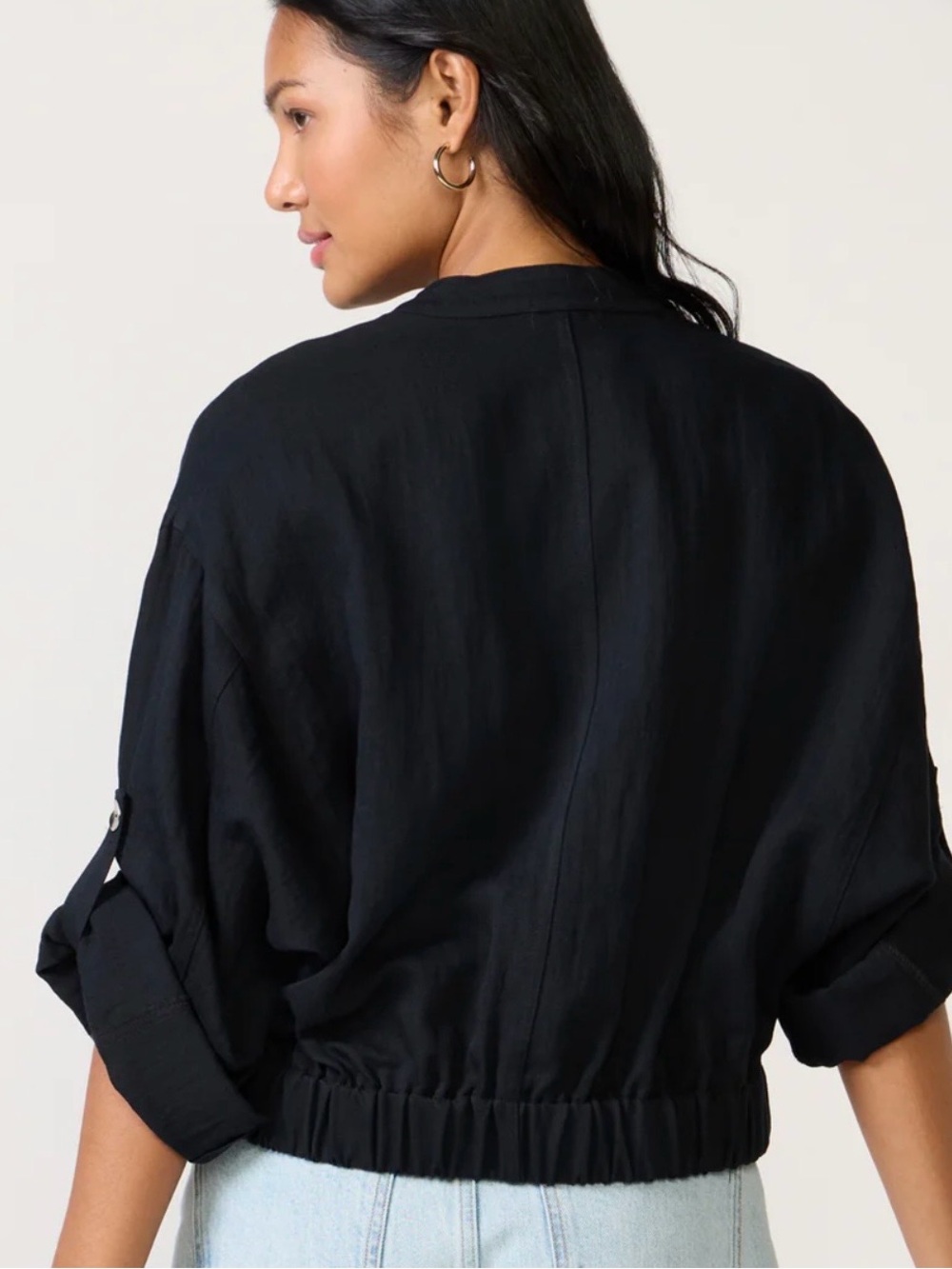 Evereve Utility Bomber Jacket NWT - Picture 5 of 8
